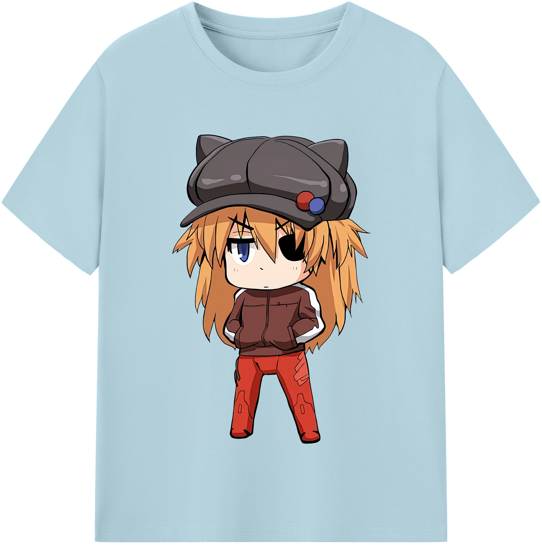 （画像用） EVA 新世紀エヴァンゲリオン 綿100％半袖Tシャツ（フロントプリント）